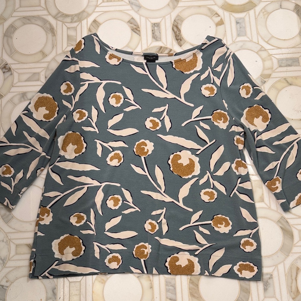 Vintage (2010s) Floral Print Women's Top